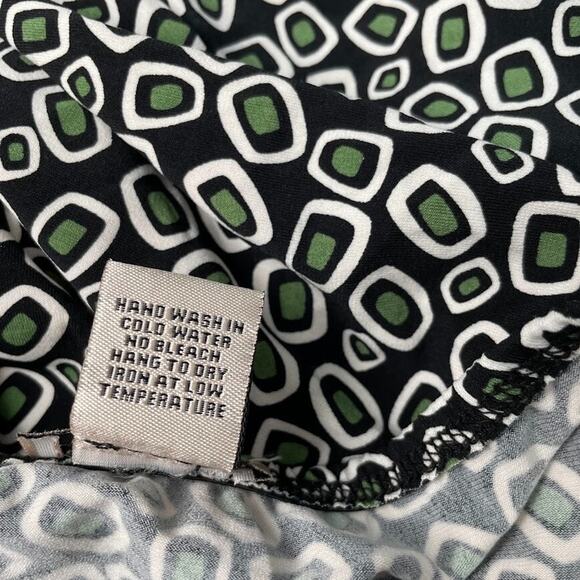 Julie Mitchell Urban Size Medium Pull on Geometric Abstract Artsy Knit Skirt Y2K - Picture 8 of 12